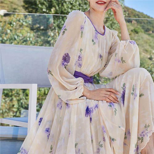 Chiffon-dress